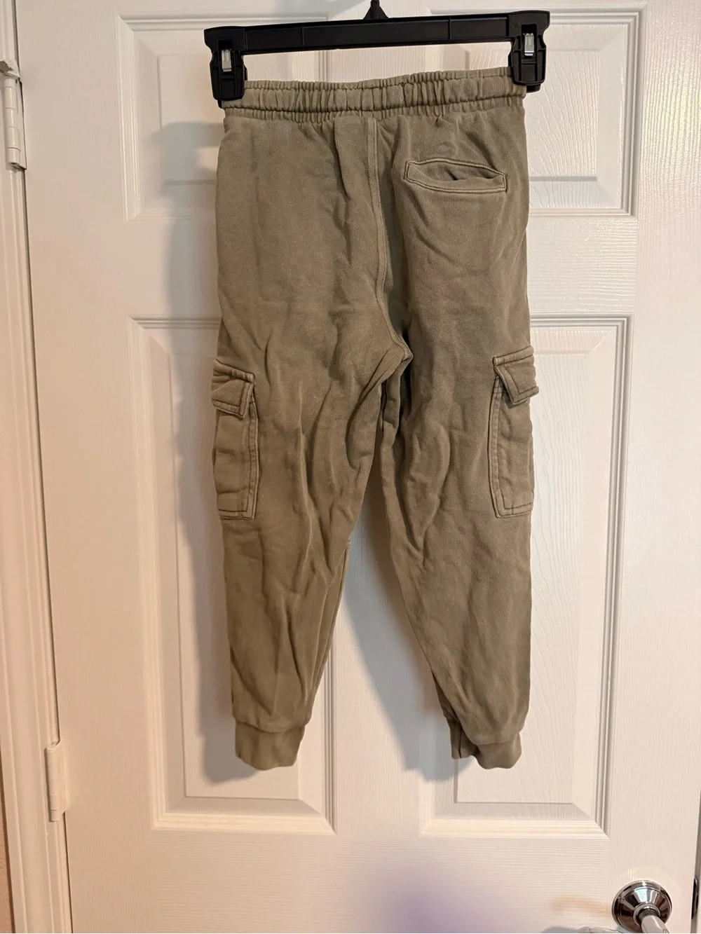 Zara Olive Green Cargo Jogger Pants